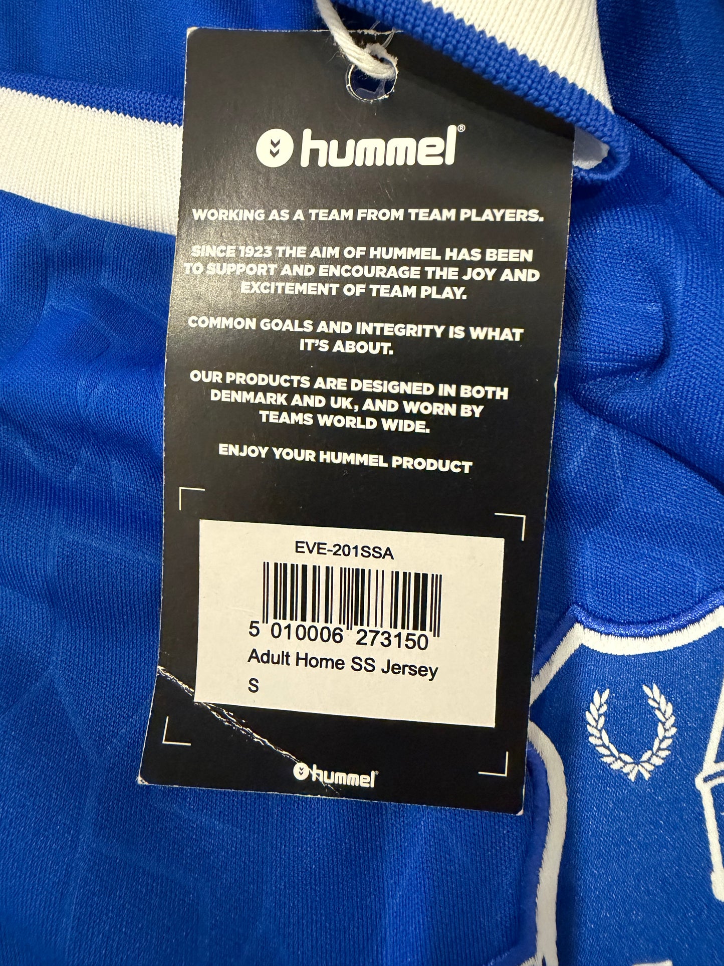 Everton 2022/23 home Jersey. BNWT S