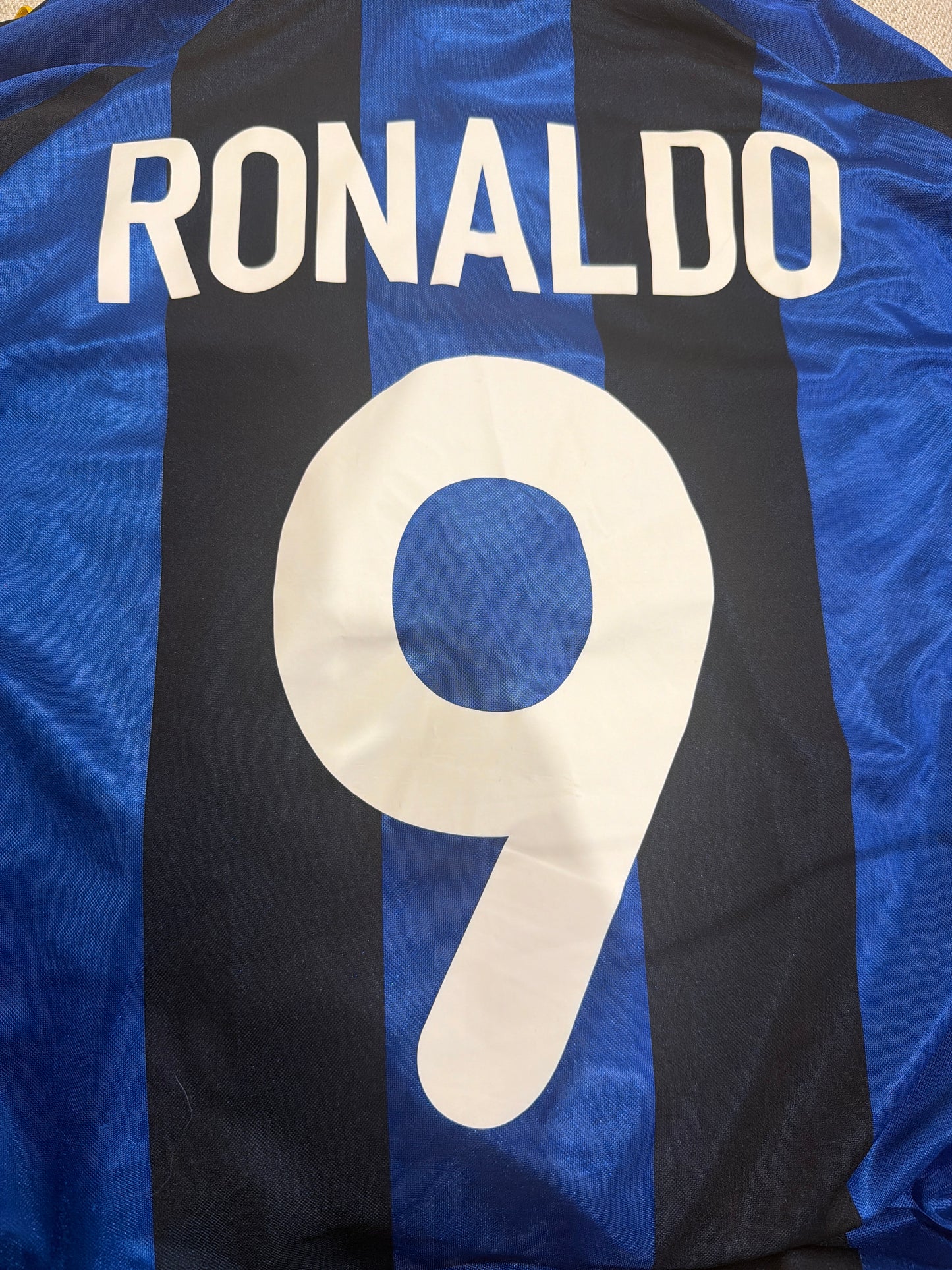 Vintage 2001-02 Inter Milan Home Jersey – Ronaldo #9 | Nike Japan Authentic Retro Shirt