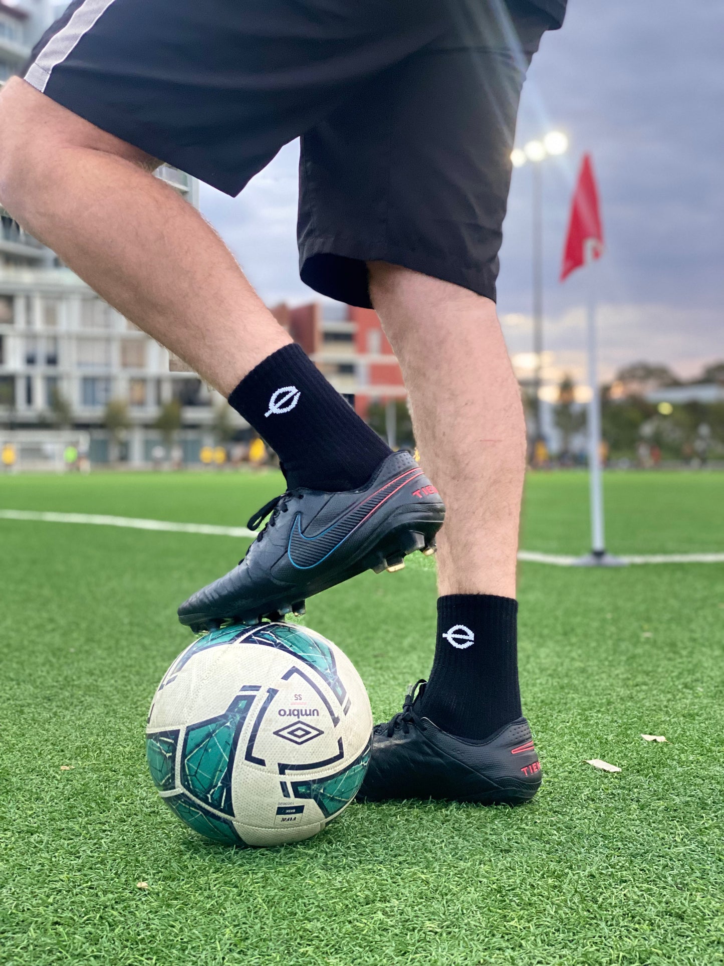 Black Crew Socks